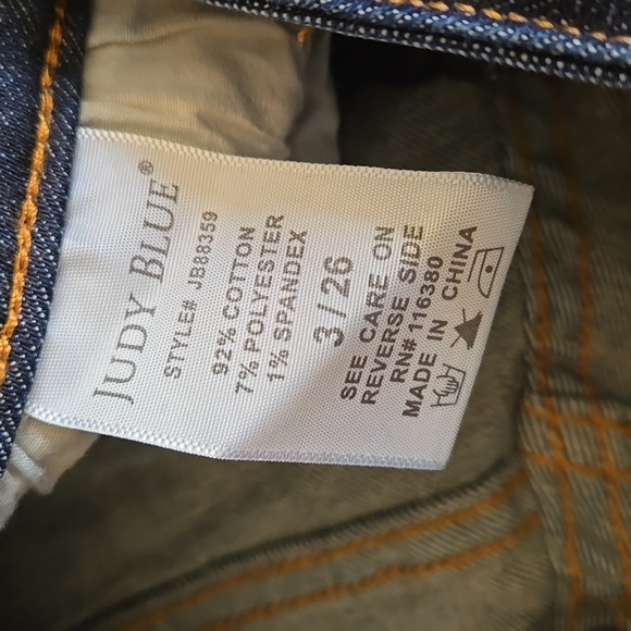 Judy Blue Slim Bootcut Jeans, Junior Women's Size 3/26, Great Condition - Picture 10 of 13